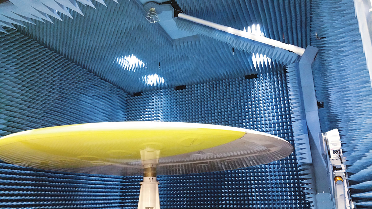 Swing arm over azimuth system